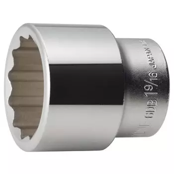 Угол привода гнезда TONE Ширина под ключ, дюйм (12-гранный) 6ДБ-50 19,0 мм (3/4 ) 1-9/16 дюйма