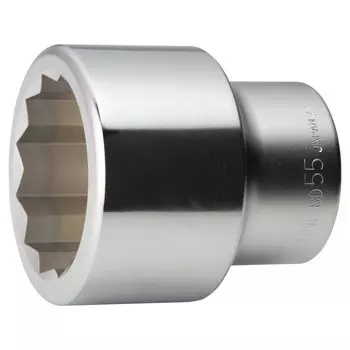 TONE Socket Drive angle Width across flats 55mm (12 squares) 8D-55 25.4mm (1 )