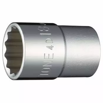 TONE socket Drive angle Width across flats 18mm (12 squares) 4D-18 12.7mm (1/2 )