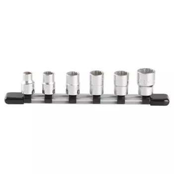 TONE socket set with insertion angle 6 items included (hexagonal, holder) HD306, 9.5mm (3/8 ),