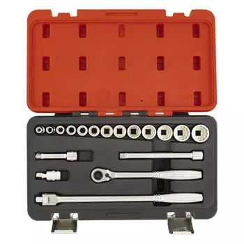 TONE Socket Wrench Set 3130MP Drive Red Contents 18 items 9.5mm (3/8 )