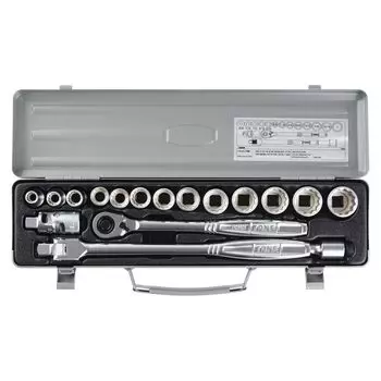 TONE Набор торцевых ключей 750 Drive Silver Inch Содержимое 17 предметов 12,7 мм (1/2 ) серебряный