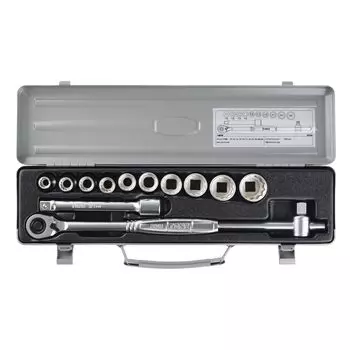 TONE Набор торцевых ключей 800M Drive Silver Содержимое 13 предметов 12,7 мм (1/2 )