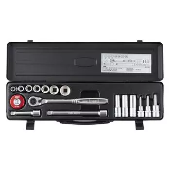 TONE Socket Wrench Set MX31340BK Drive Black Contents 17 items 9.5mm (3/8 ) чёрный