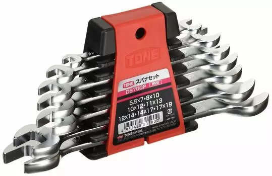 TONE Spanner Set DS700P Red Contents 7 items