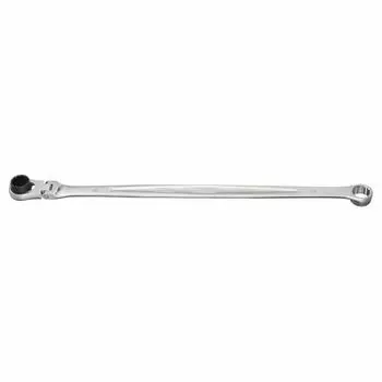 TONE Super Long Oscillating Ratchet Box Wrench Width across flats 17mm RMA-17L серебряный