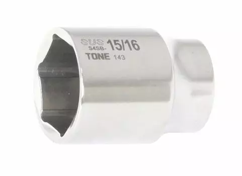 TONE SUS socket Drive angle Width across flats (hexagonal) S4SB-30 12.7mm (1/2 ) 15/16inch