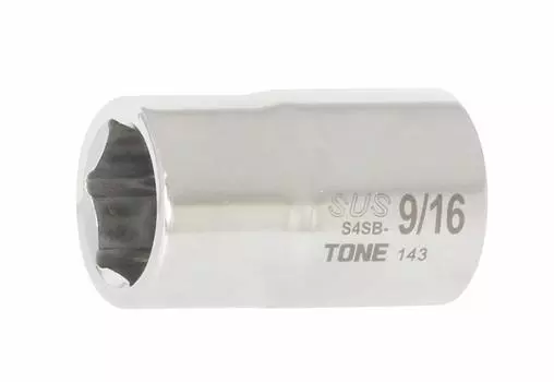 TONE SUS socket Drive angle Width across flats (hexagonal) S4SB-18 12.7mm (1/2 ) 9/16inch