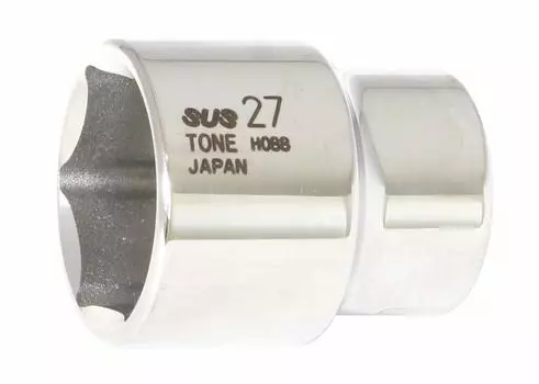 TONE SUS socket Drive angle Width across flats 27mm (hexagonal) S4V-27 12.7mm (1/2 )