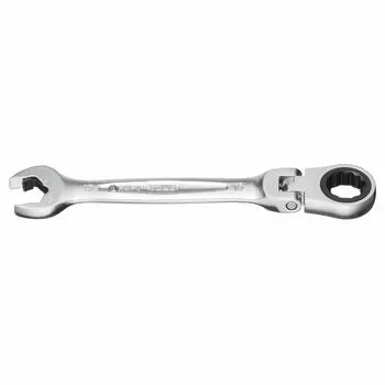 TONE Swing Quick Ratchet Box Wrench Width across flats 15mm RMFQ-15 серебряный