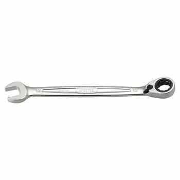 TONE Switchable ratchet box wrench Width across flats 12mm RMR-12 серебряный