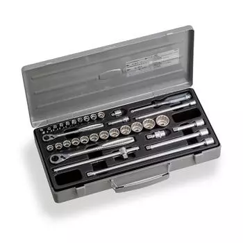 Tone Tone Mix Socket Wrench Set 230mx Insertion Angle 6.35 9.5mm 14 38 Silver Contents 33 Points