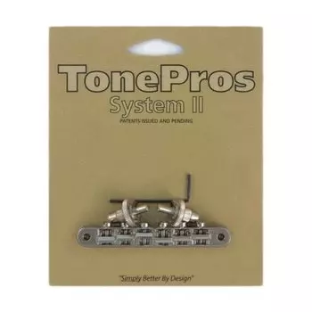 TonePros AVR2 со стандартным никелевым гитарным бриджем Nashville Post Tuneomatic NVR2-N