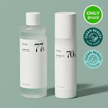 Тонер Anua Houttuynia cordata 77 + специальный набор лосьон Houttuynia cordata 70 duo, корейская косметика