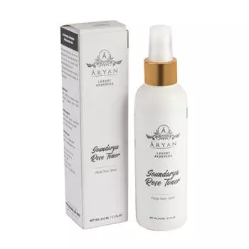 Тонер для лица с Розой (210 мл), Soundarya Rose Toner, Aryan