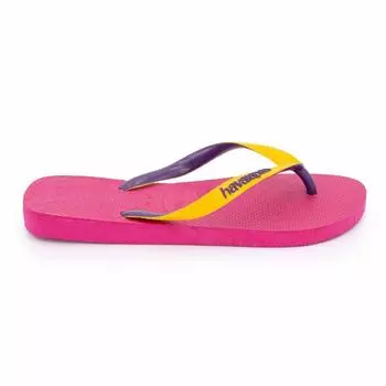 Фиолетово-желтые шлепанцы с розовой подошвой Женский HAVAIANAS 35/36 розовый