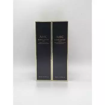 Тоник AHC Black Caviar 140 мл + Лосьон 140 мл, 1 набор