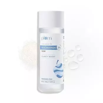 Тоник для лица с 3% ниацинамидом и рисовой водой «Слива»
