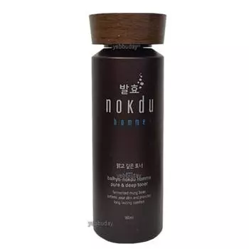 Тоник для мужчин с ферментированными бобами мунг Koreana Fermented Mung Bean Clear and Deep Toner 180 мл, 1 упаковка