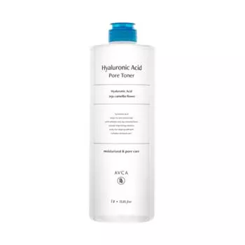 Тоник для пор с низкомолекулярной гиалуроновой кислотой AVCA (1000ml)