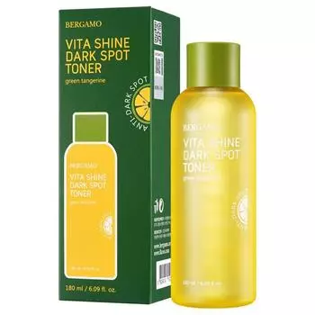 Тоник для проблемной кожи Bergamo Green Tangerine Vita Shine, 180 мл, 1 шт.