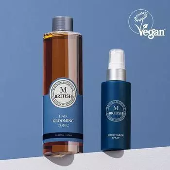 Тоник для ухода за волосами British M 320 мл, специальный (+ Жесткий спрей 80мл)