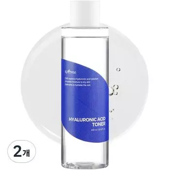 Тоник Isntree с гиалуроновой кислотой, 400 мл, 2 шт.