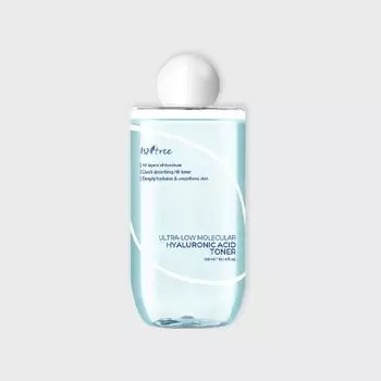 Тоник ISNTREE Ultra-Low Molecular Hyaluronic Acid 300ml, Корейская косметика, Kbeauty