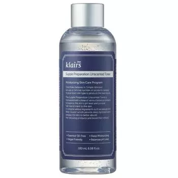 Тоник Klairs Supple Preparation без запаха, 180 мл, 1 шт.