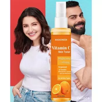 Тоник Radiant Glow/Тоник для лица с витамином С, гликолевой кислотой и витамином В5/Тоник для сужения пор для мужчин и женщин 100 мл 100ml