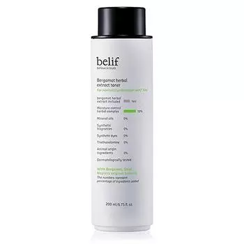 Тоник с экстрактом трав бергамота Belif