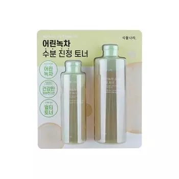 тоник с увлажняющим и успокаивающим эффектом на основе молодого зеленого чая shingmulnara 500 мл + 200 мл