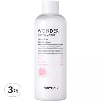 Тоник Tony Moly Wonder Ceramide Mochi, 500 мл, 3 упаковки