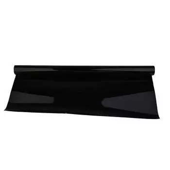 Тонировочная черная пленка для окон, наклейка, наклейка на автомобиль, антибликовая, против царапин, фургон, 100x50 см, стекло, полиэстер + профессиональный скребок CHINA