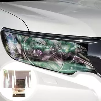 Тонировочная пленка для задних фонарей, очень широкая, рулонная, самоклеящаяся, наклейка для тонировки задних фонарей, 11,8x70,8 дюймов, лист противотуманной пленки для