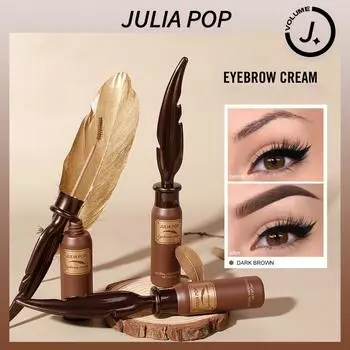 Тонирующий крем для бровей с перьями Крем для бровей Для рисования бровей Светло-коричневый Стойкий водонепроницаемый Не легко снять Цвет