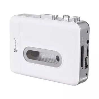 TONIVENT Кассета в MP3-конвертер Кассета в MP3-карточный плеер U Дисковый магнитофон в MP3 белый