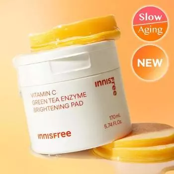 [Тонизировать пятна] Innisfree Vita C тонизирующий диск для устранения пятен, 60 листов, популярная взрывная косметика в Корее