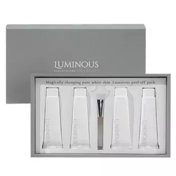 Тонизирующая отшелушивающая упаковка Luminous Glutathione, отшелушивающая упаковка 1 коробка (60 мл х 4 шт.), 4 единицы