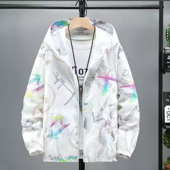 Тонкая дышащая быстросохнущая куртка с защитой от ультрафиолета S-5XL S синий