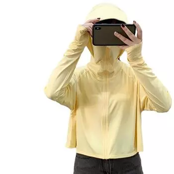 Тонкая и дышащая солнцезащитная рубашка с длинными рукавами и охлаждающим верхом one size фиолетовый