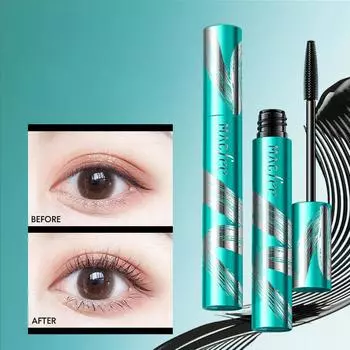 Тонкая и стойкая тушь Big Eyes, стойкая, не легко размазывается, водостойкая, для укладки, грунтовка для завивки ресниц чёрный