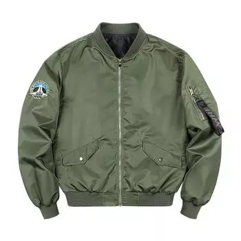 Тонкая куртка-бомбер, мужская рабочая одежда, женская бейсбольная форма, повседневная куртка L