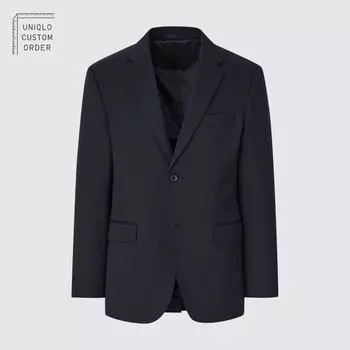 Тонкая куртка UNIQLO JAPAN из эластичной шерсти Можно настроить