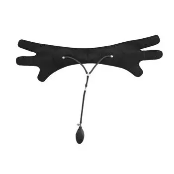 Тонкая повязка на лицо, маска для похудения, форма пояса, V-образный лифтинг, уменьшение двойного подбородка чёрный