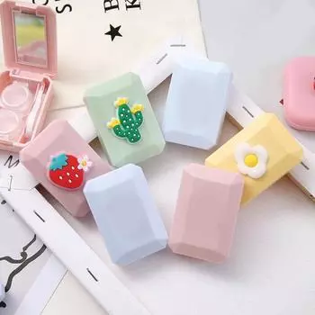 Тонкая работа, контейнер для контактных линз, противоударный, функциональный, симпатичный внешний вид, коробка для очков A