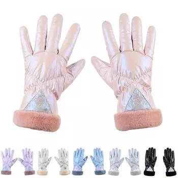 Тонкая работа женские перчатки сенсорный экран ветроустойчивые осень зима женские варежки