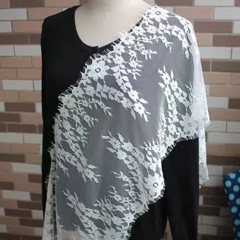 Тонкая сетчатая пряжа с линией разреза ресниц, кружевная одежда, свадебное платье, лоскутная одежда, удлиненная декоративная вуаль, аксессуары