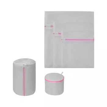 Тонкая сетка утолщенный мешок для белья комплект домашнего белья специальный мешок для стирки стиральная машина сетчатый мешок One Size розовый