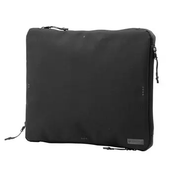 Тонкая сумка для гаджетов формата А4 в сумке, 4-слойный карманный дорожный чехол, черный [Sanwa Direct] 200-BAGIN031BK